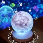 veilleuse lune projection