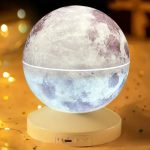 veilleuse lune rotation
